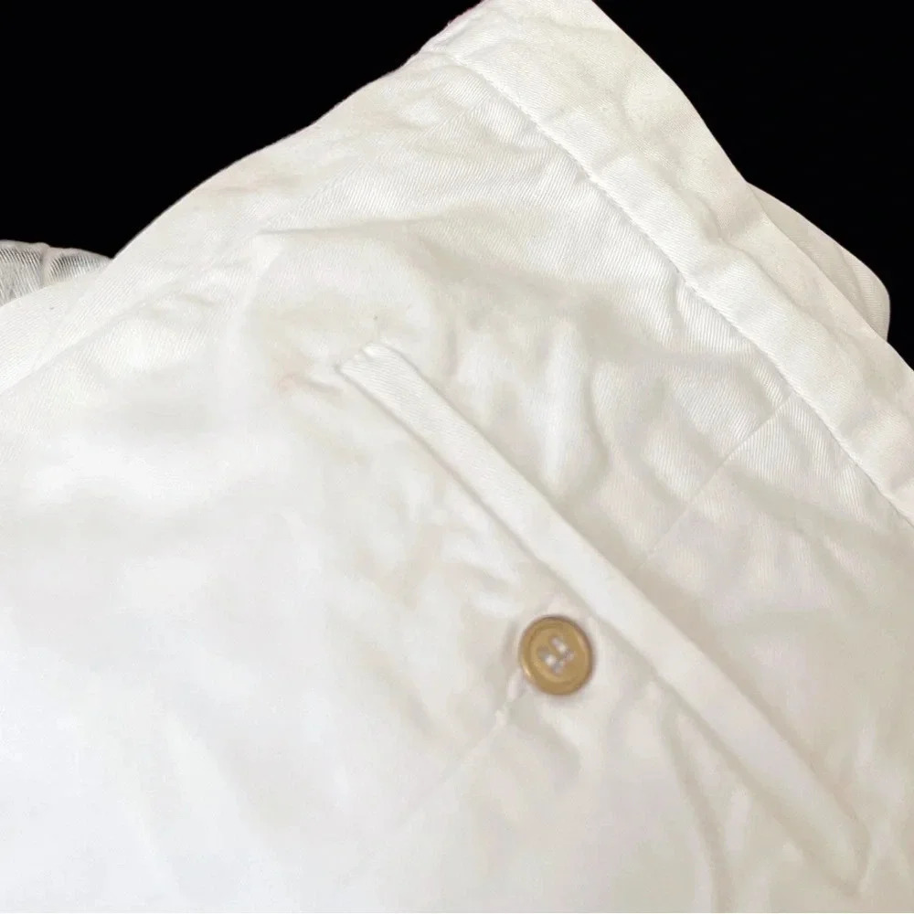 Alexander Mcqueen white cropped pant bride vacation quiet luxury wedding - Picture 7 of 7